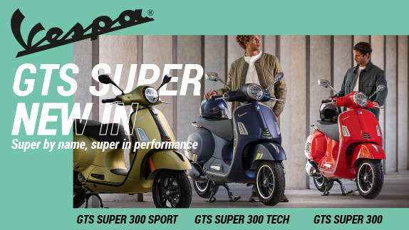 New in- Vespa GTS Super...