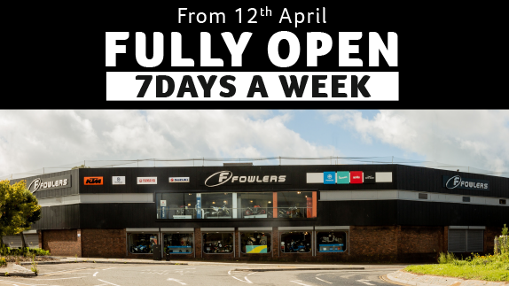 From 12th April Fully Open 7 days a week!