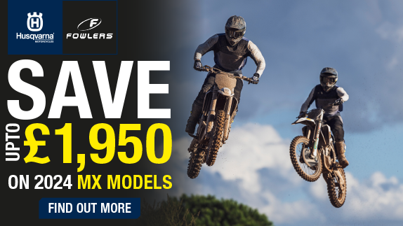 Husqvarna-Save upto £1,950 on 2024 MX models