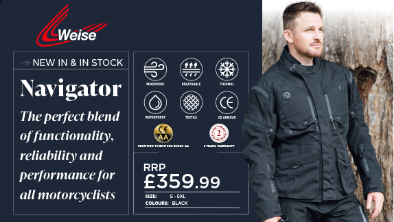Weise Navigator Jacket - Ride with style, ride with comfort, ride with Navigator