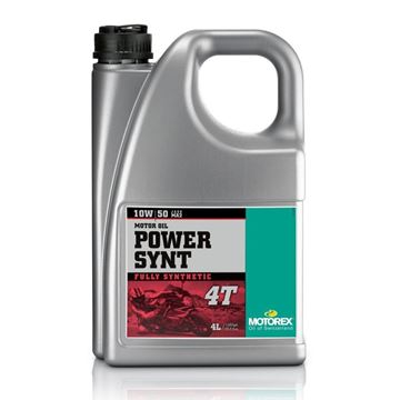 Picture of MOTOREX POWER SYNT 4T FULLY SYNTHETIC PRO PERFORMANCE JASO MA2 10W/50 4L