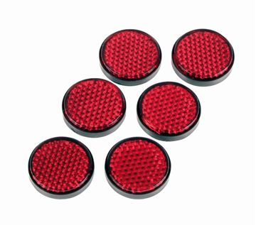 Picture of Gear Gremlin Red Round Adhesive Reflectors (6 Pieces) (GG321)