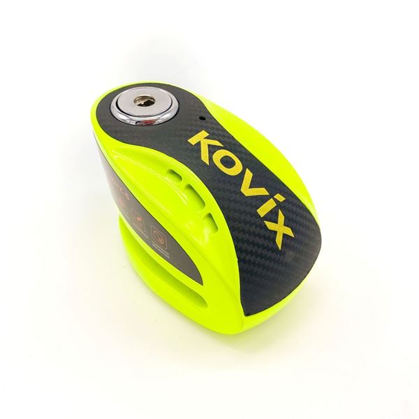 Picture of Kovix KNX10 10mm Alarmed Disc Lock - Fluo Green
