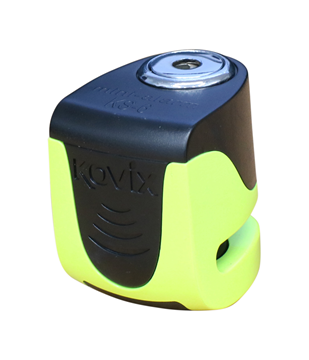 Picture of Kovix KS6 6mm USB Alarmed Disc Lock - Fluo Green