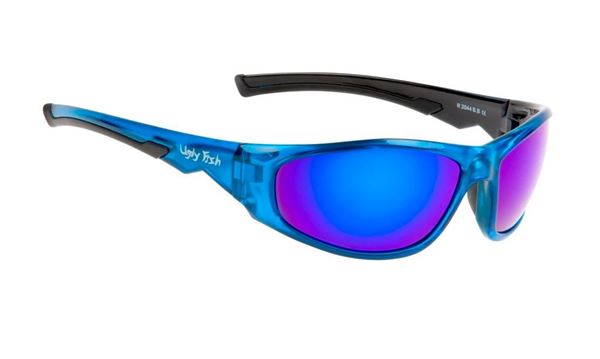 Picture of Ugly Fish Torpedo Sunglasses - Blue Frame & Blue Revo Lens