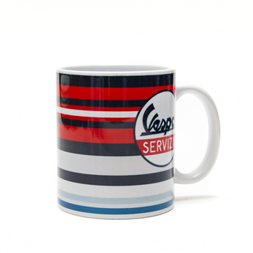 Picture of Vespa Servizo Multicolour Stripes Mug (606764M004)