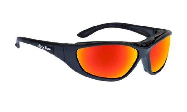 Picture of Ugly Fish Ultimate Multi Functional Sunglasses - Matt Black Frame & Red Revo Lens