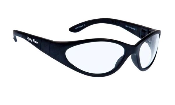 Picture of Ugly Fish Slim Multi Functional Sunglasses - Matt Black Frame & Clear Lens