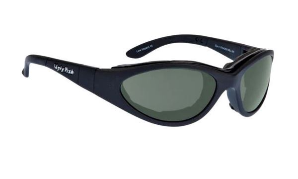 Picture of Ugly Fish Slim Polarised Sunglasses - Matt Black Frame & Smoked Lens