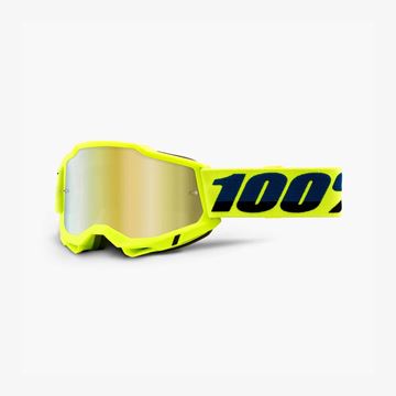 Picture of 100% Accuri 2® Goggles Fluo Yellow - Gold Mirror Lens