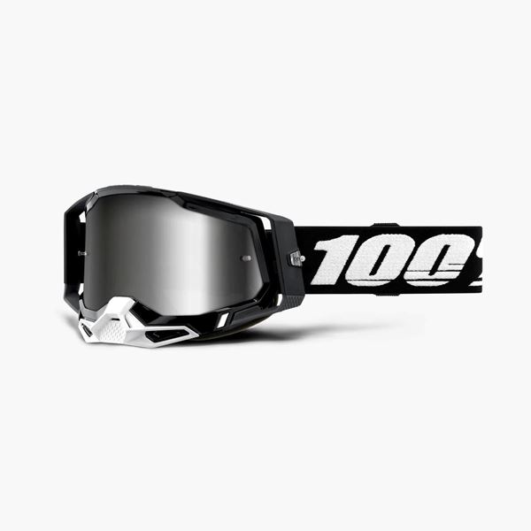 Picture of 100% Racecraft 2® Goggles Black - Silver Mirror Lens
