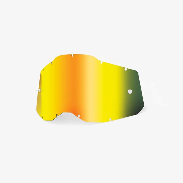 Picture of 100% Generation 2 Goggle Replacement Lens - Gold Mirror/Smoke