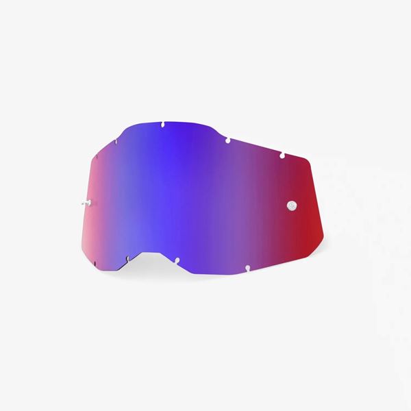 Picture of 100% Generation 2 Goggle Replacement Lens - Red Mirror/Blue