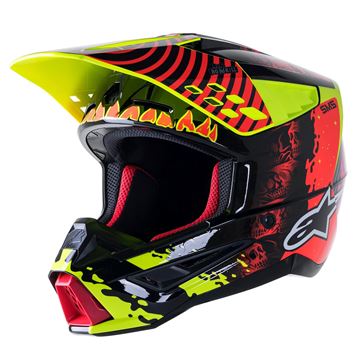 Picture of Alpinestars S-M5 Solar Flare Motocross Helmet