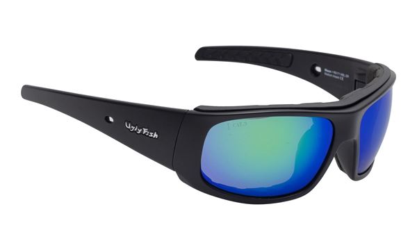 Picture of Ugly Fish Maxx Multi Functional Sunglasses - Matt Black & Green Revo Lens