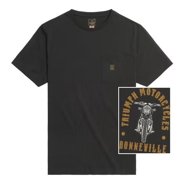 Picture of Triumph Bonneville T120 Back Print T-Shirt