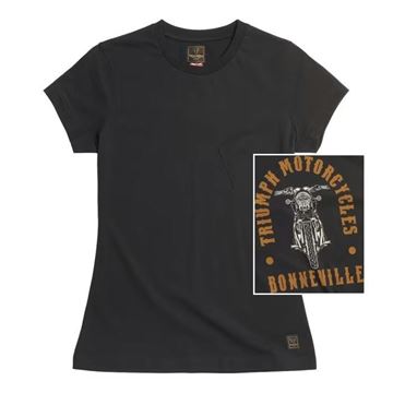 Picture of Triumph Ladies Bonneville T120 Back Print T-Shirt