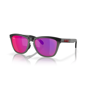 Picture of Oakley Frogskins Range Maverick Vinales Signature Series Sunglasses - Matte Black / Grey Smoke Frame / Prizm Road Lenses