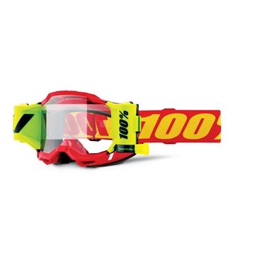 Picture of 100% Accuri 2 Forecast Goggles - Red / Clear Lens