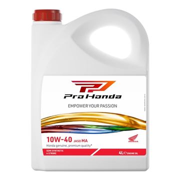 Picture of Pro Honda 4 Stroke 10W-40 MA Semi Synthetic Engine Oil - 4 Litre Bottle